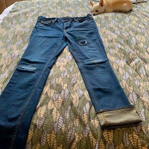 J Crew distressed vintage rinse Reid Jean